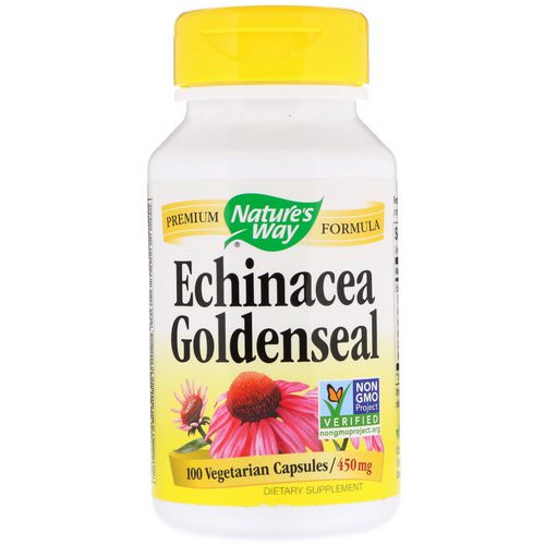 Nature's Way, Echinacea Goldenseal, 450 mg, 100 Vegetarian Capsules Review