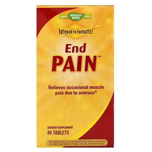 Nature's Way, Fatigued to Fantastic! End Pain, 90 Tablets Review