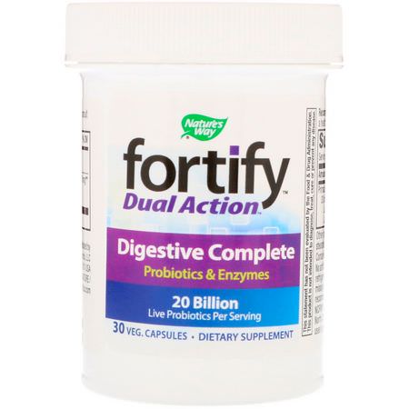 Nature's Way Probiotic Formulas Digestive Enzyme Formulas - Digestive Enzymer, Probiotics, Digestion, Supplements