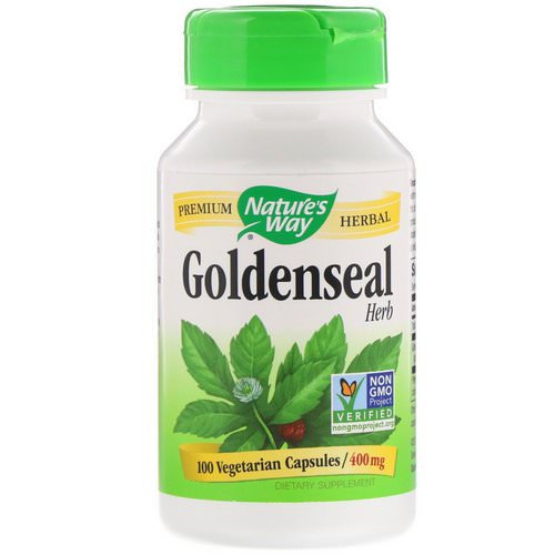 Nature's Way, Goldenseal Herb, 400 mg, 100 Vegetarian Capsules Review