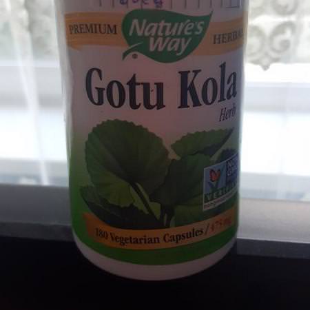 Nature's Way Gotu Kola - Gotu Kola, Homeopati, Örter