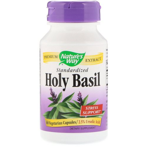 Nature's Way, Holy Basil, Standardized, 60 Vegetarian Capsules Review