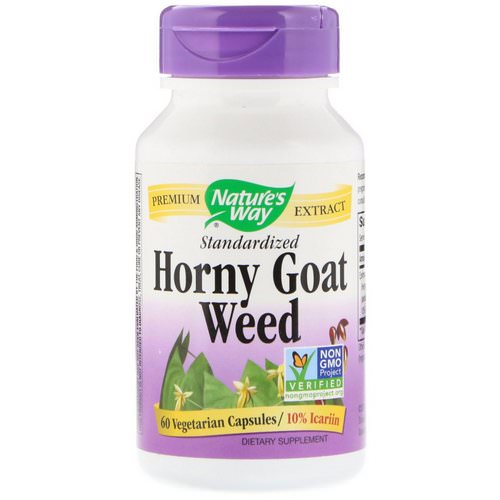 Nature's Way, Horny Goat Weed, Standardized, 60 Vegetarian Capsules Review