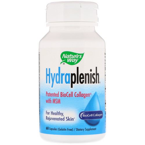 Nature's Way, Hydraplenish Patented BioCell Collagen with MSM, 60 Capsules Review