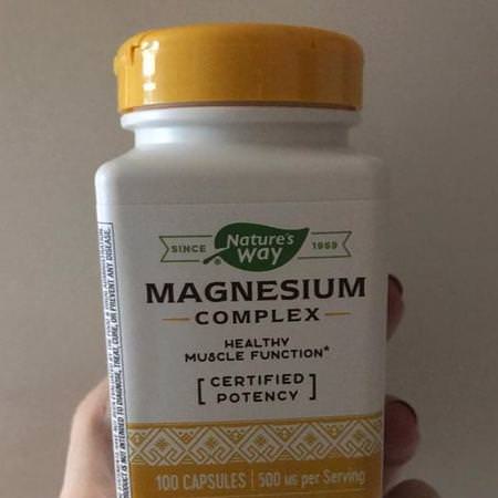 Nature's Way Magnesium, Mineraler, Kosttillskott