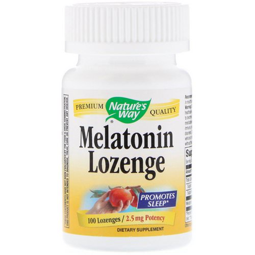 Nature's Way, Melatonin Lozenge, 2.5 mg, 100 Lozenges Review