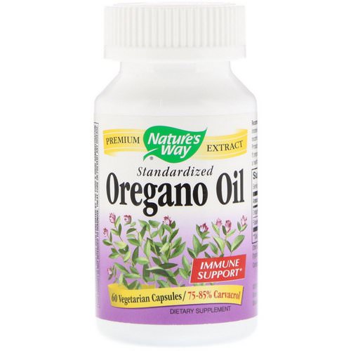 Nature's Way, Oregano Oil, Standardized, 60 Vegetarian Capsules Review