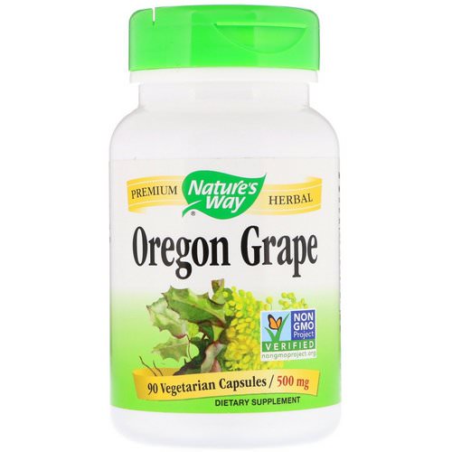Nature's Way, Oregon Grape, 500 mg, 90 Vegetarian Capsules Review