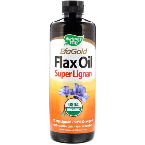 Nature's Way, Organic, EFAGold, Flax Oil, Super Lignan, 24 fl oz (705 ml) Review