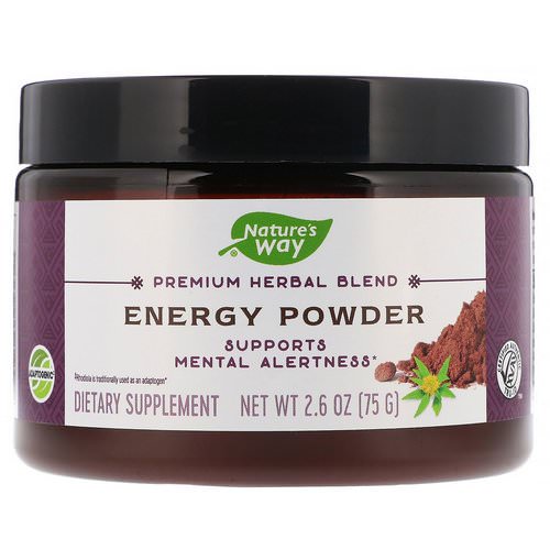 Nature's Way, Premium Herbal Blend, Energy Powder, 2.6 oz (75 g) Review