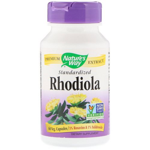 Nature's Way, Rhodiola, Standardized, 60 Veg. Capsules Review