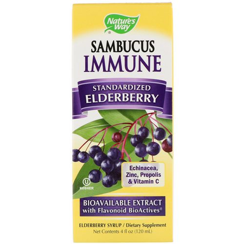 Nature's Way, Sambucus Immune, Elderberry, Standardized, 4 fl oz (120 ml) Review