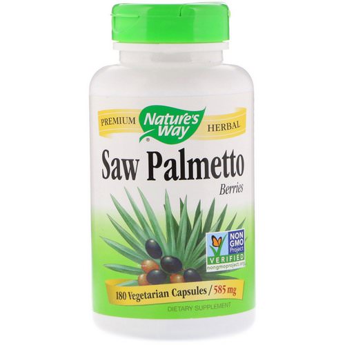 Nature's Way, Saw Palmetto Berries, 585 mg, 180 Vegetarian Capsules Review