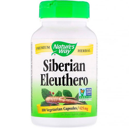 Nature's Way, Siberian Eleuthero, 425 mg, 100 Vegetarian Capsules Review