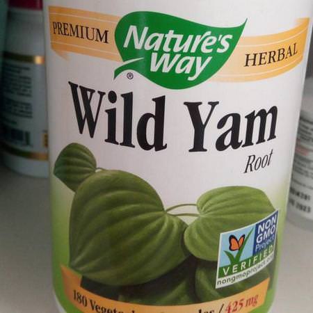 Nature's Way Wild Yam - Wild Yam, Homeopati, Örter