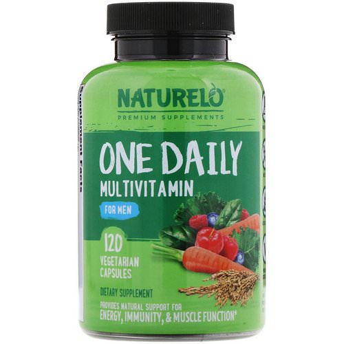 NATURELO, One Daily Multivitamin for Men, 120 Vegetarian Capsules Review