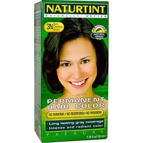 Naturtint, Permanent Hair Color, 3N Dark Chestnut Brown, 5.28 fl oz (150 ml) Review
