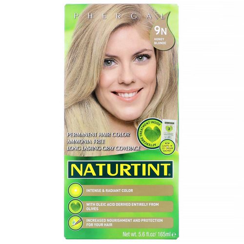 Naturtint, Permanent Hair Color, 9N Honey Blonde, 5.6 fl oz (165 ml) Review