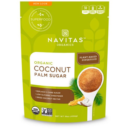 Navitas Organics, Organic Coconut Palm Sugar, 16 oz (454 g) Review