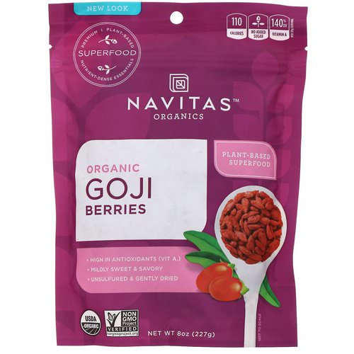 Navitas Organics, Organic Goji Berries, 8 oz (227g) Review