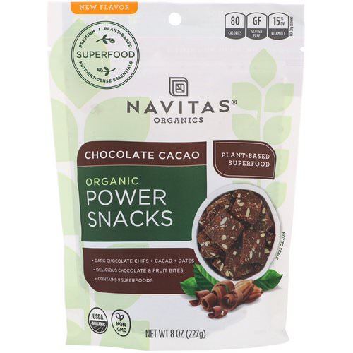 Navitas Organics, Power Snacks, Chocolate Cacao, 8 oz (227 g) Review