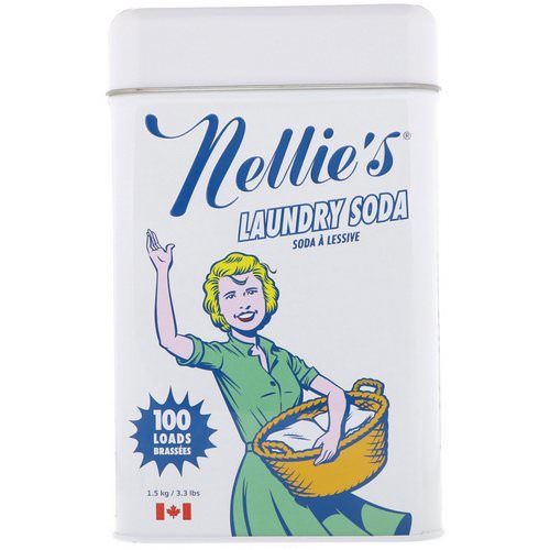 Nellie's, Laundry Soda, 100 Loads, 3.3 lbs (1.5 kg) Review