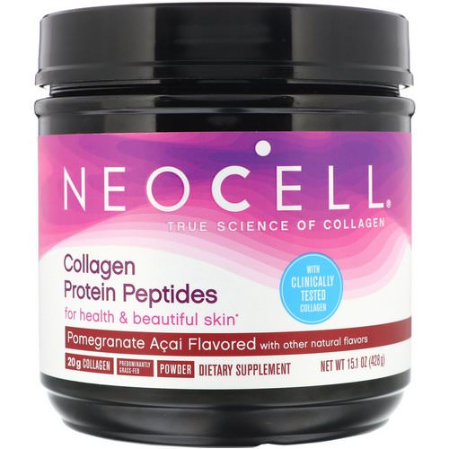 Neocell, Collagen Protein Peptides, Pomagranate Acai, 15.1 oz (428 g) Review