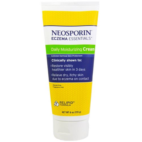 Neosporin, Eczema Essentials, Daily Moisturizing Cream, 6 oz (170 g) Review