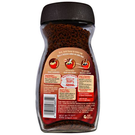 Mörkt Stekt, Snabbkaffe: Nescafe, Clasico, Pure Instant Coffee, Dark Roast, 7 oz (200 g)