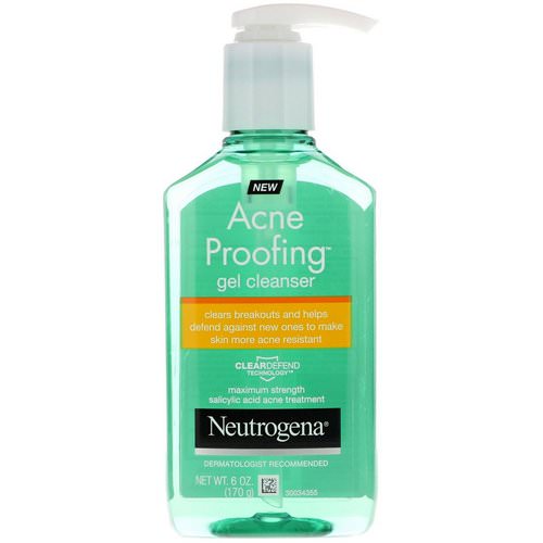 Neutrogena, Acne Proofing, Gel Cleanser, 6 oz (170 g) Review