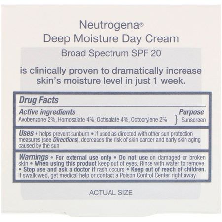 Neutrogena Day Moisturizers Creams Face Sunscreen - Solskyddsglasögon, Bad, Dagfuktare