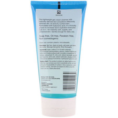 Scrub, Exfoliators, Cleansers, Face Wash: Neutrogena, Hydro Boost, Exfoliating Cleanser, 5 oz (141 g)