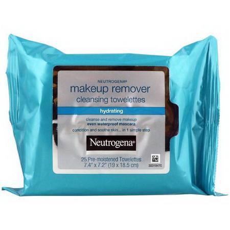 Neutrogena Makeup Removers Face Wipes Towelettes - Handdukar, Ansiktsdukar, Skrubber, Ton