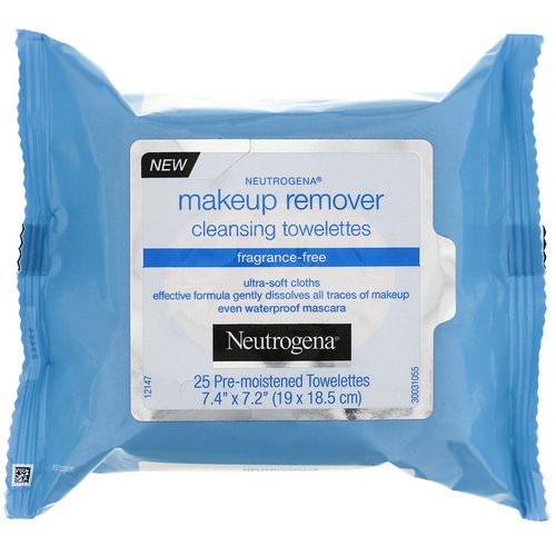 Neutrogena, Makeup Remover Cleansing Towelettes, Fragrance-Free, 25 Pre-Moistened Towelettes Review