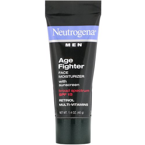 Neutrogena, Men, Age Fighter Face Moisturizer with Sunscreen, SPF 15, 1.4 oz (40 g) Review