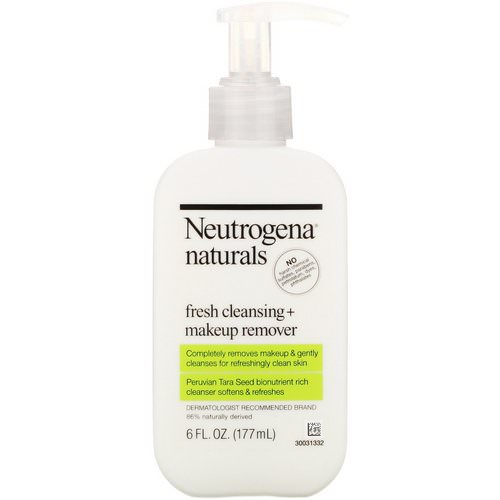 Neutrogena, Neutrogena, Naturals, Fresh Cleansing + Makeup Remover, 6 fl oz (177 ml) Review