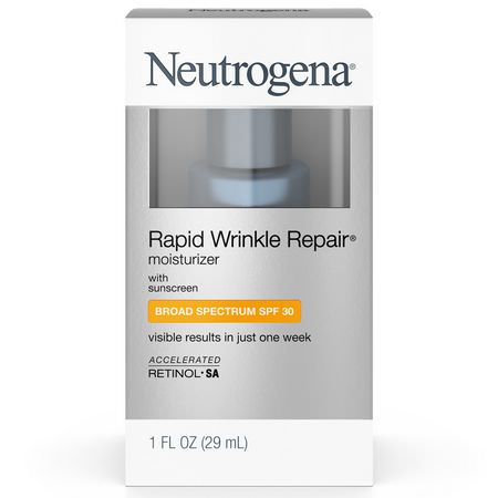 Dagfuktare, Krämer, Ansiktsfuktare, Skönhet: Neutrogena, Rapid Wrinkle Repair, Moisturizer SPF 30, 1 fl oz (29 ml)