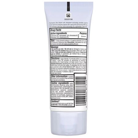 Solskydd För Kropp, Bad: Neutrogena, Ultra Sheer, Dry-Touch Sunscreen SPF 100+, 3 fl oz (88 ml)