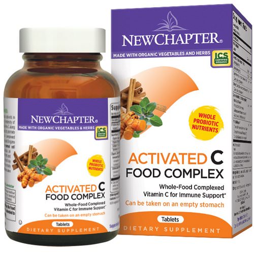 New Chapter, Activated C Food Complex, 180 Vegetarian Tablets Review