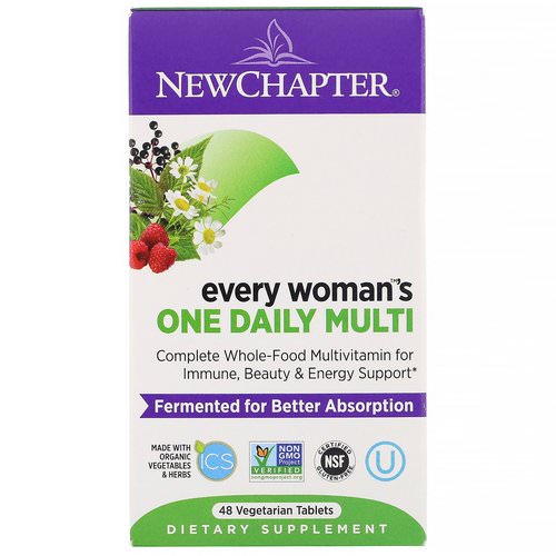 New Chapter, Every Woman's One Daily Multi, 48 Tablets Review