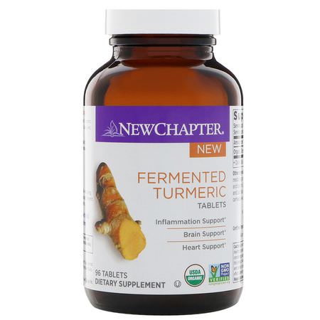 New Chapter Turmeric - Curcumin, Gurkmeja, Antioxidanter, Kosttillskott