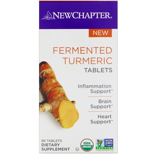 New Chapter, Fermented Turmeric, 96 Tablets Review