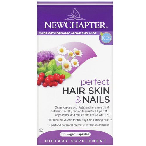 New Chapter, Perfect Hair, Skin & Nails, 60 Vegan Capsules Review