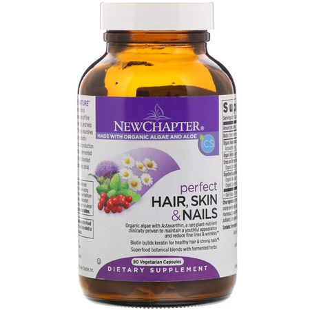New Chapter Hair Skin Nails Formulas - Naglar, Hud, Hår, Kosttillskott