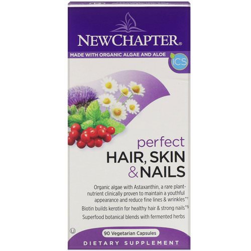 New Chapter, Perfect Hair, Skin, & Nails, 90 Vegetarian Capsules Review