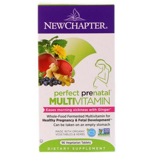 New Chapter, Perfect Prenatal Multivitamin, 96 Vegetarian Tablets Review