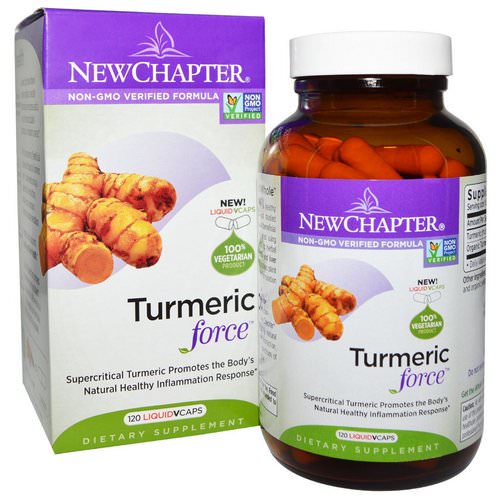 New Chapter, Turmeric Force, 120 Vegetarian Capsules Review