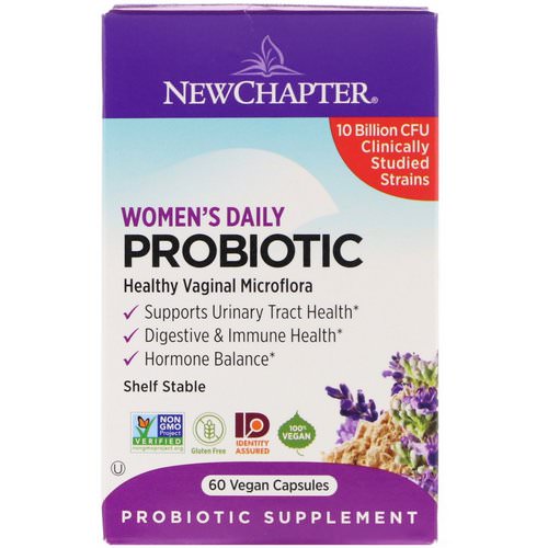 New Chapter, Women's Daily Probiotic, 10 Billion CFU, 60 Vegan Capsules Review