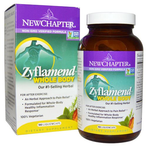 New Chapter, Zyflamend Whole Body, 180 Vegetarian Capsules Review