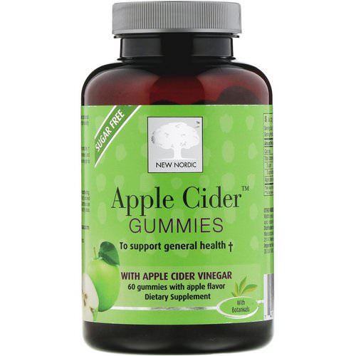 New Nordic, Apple Cider Gummies, Apple Flavor, 60 Gummies Review